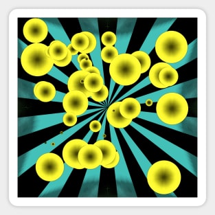 Yellow bubbles Magnet